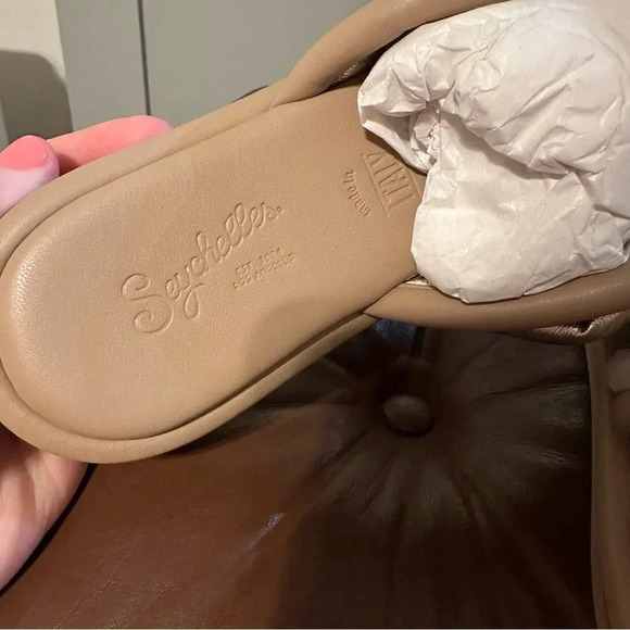 NEW Seychelles Simply the Best Sandal Slides in Sand Multi Sz 8.5 - Picture 6 of 6